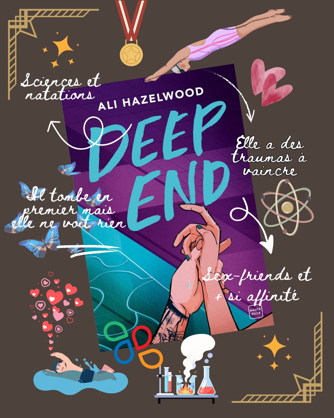 Deep End de Ali Hazelwood – Une romance spicy sur fond de natation