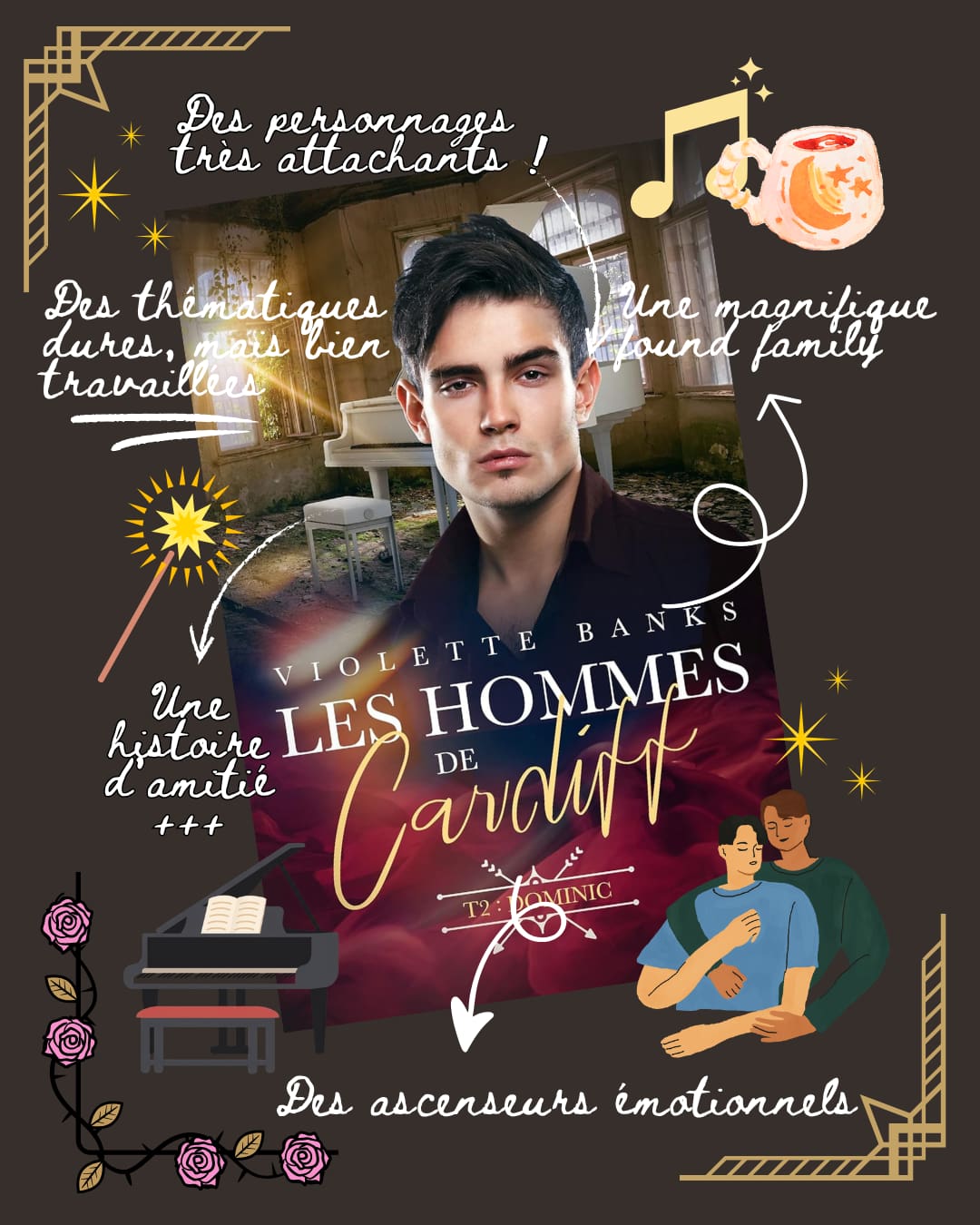 Les Hommes de Cardiff T2 – Dominic de Violette Banks – Mon avis