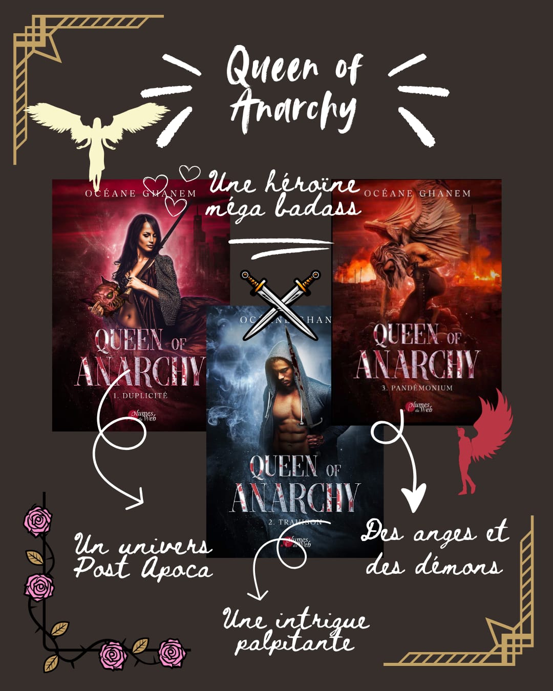 Queen Of Anarchy – La trilogie d’Océane Ghanem – Mon avis sur un excellent banger !