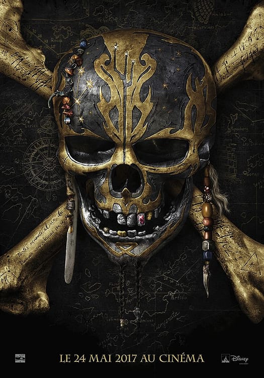 Affiche pirate des caraïbes 5 