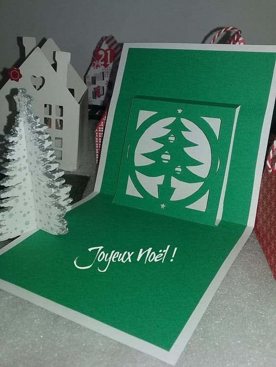 atelier du mercredi #1 kirigami sapin de noel2